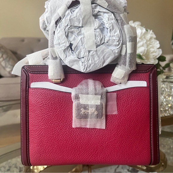 Coach Grace Carryall In Colorblock Crossbody Hand Bag - Picture 9 of 13